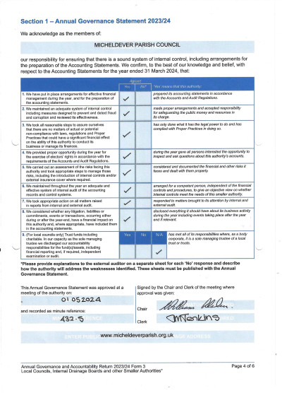 2024 Annual Governance Statement
