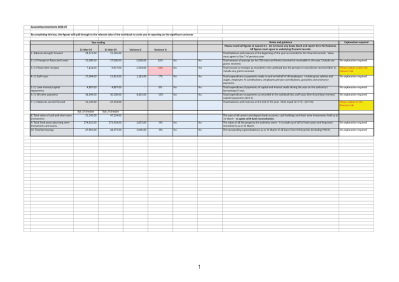 2025 Explanation of Variances